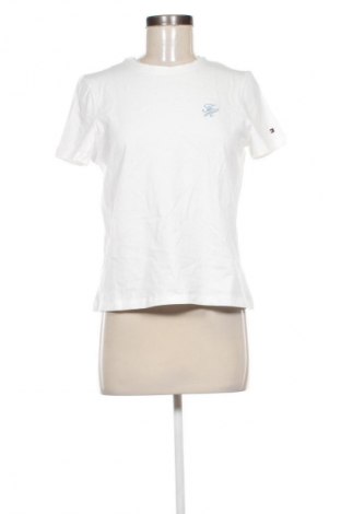Tricou de femei Tommy Hilfiger, Mărime S, Culoare Ecru, Preț 259,99 Lei