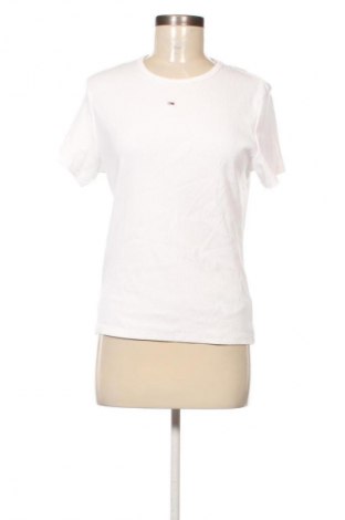 Damski T-shirt Tommy Jeans, Rozmiar XL, Kolor Biały, Cena 158,99 zł