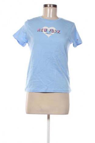 Damski T-shirt Tommy Jeans, Rozmiar S, Kolor Niebieski, Cena 207,99 zł