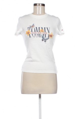 Damen T-Shirt Tommy Jeans, Größe S, Farbe Weiß, Preis € 50,99