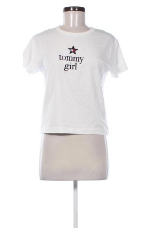 Tricou de femei Tommy Jeans, Mărime S, Culoare Alb, Preț 265,99 Lei