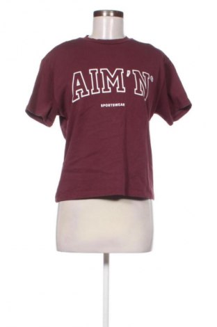 Damen T-Shirt aim'n, Größe S, Farbe Rot, Preis 6,99 €