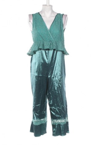 Дамски дълъг гащеризон SHEIN, Размер L, Цвят Зелен, Цена 13,80 €