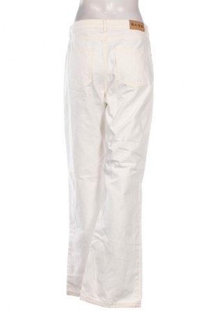 Дамски дънки NA-KD, Размер L, Цвят Бял, Цена 21,47 €