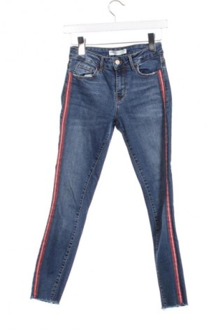 Damskie jeansy Zara, Rozmiar XS, Kolor Niebieski, Cena 17,99 zł