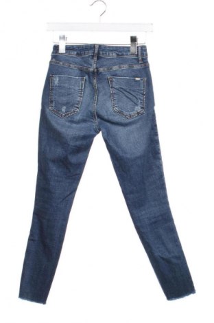Damskie jeansy Zara, Rozmiar XS, Kolor Niebieski, Cena 17,99 zł