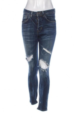 Blugi de femei Zara, Mărime S, Culoare Albastru, Preț 38,99 Lei