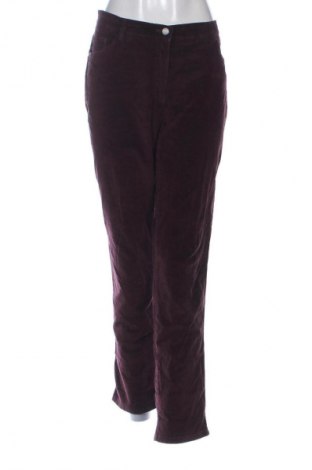 Pantaloni de velvet de femei Brax, Mărime XL, Culoare Roșu, Preț 49,99 Lei