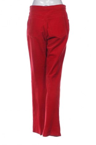 Pantaloni de velvet de femei Escada Sport, Mărime M, Culoare Roșu, Preț 370,87 Lei