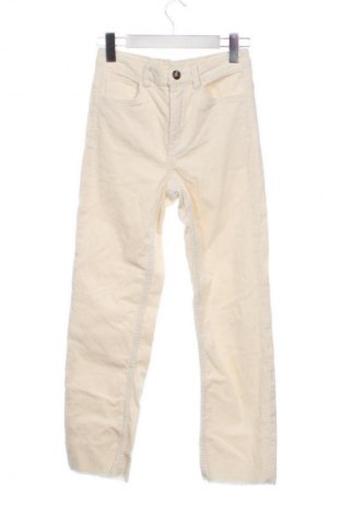 Damskie sztruksy H&M Divided, Rozmiar XS, Kolor Biały, Cena 6,99 zł