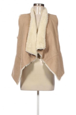 Дамски елек Bershka, Размер S, Цвят Бежов, Цена 2,04 €