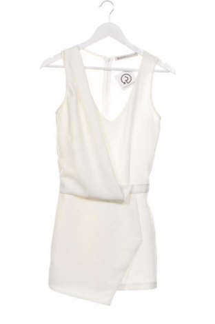 Дамски къс гащеризон Stradivarius, Размер XS, Цвят Бял, Цена 7,66 €