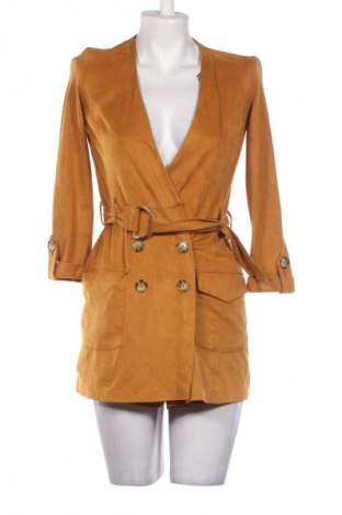 Дамски къс гащеризон Zara, Размер S, Цвят Кафяв, Цена 5,11 €