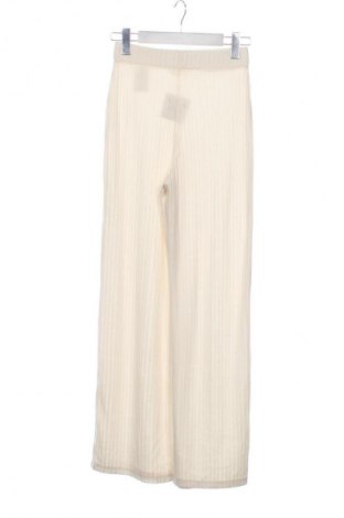 Pantaloni de femei H&M, Mărime XS, Culoare Ecru, Preț 54,99 Lei