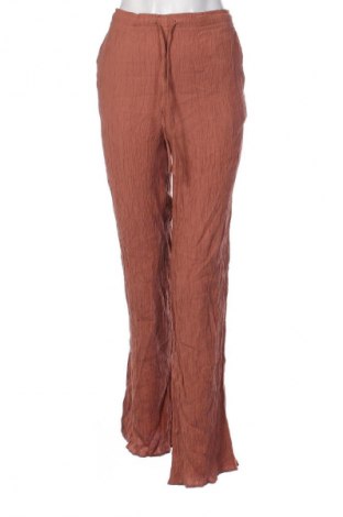Damskie spodnie Zara, Rozmiar L, Kolor Brązowy, Cena 43,99 zł