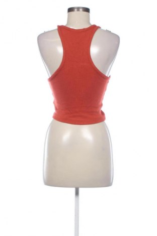 Γυναικείο αμάνικο μπλουζάκι Stradivarius, Μέγεθος S, Χρώμα Πορτοκαλί, Τιμή 5,99 €