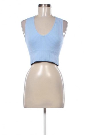 Γυναικείο αμάνικο μπλουζάκι Stradivarius, Μέγεθος M, Χρώμα Μπλέ, Τιμή 6,10 €