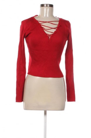 Pulover de femei Ally, Mărime M, Culoare Roșu, Preț 29,99 Lei