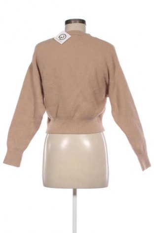 Pulover de femei Bershka, Mărime XS, Culoare Bej, Preț 78,99 Lei