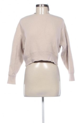 Γυναικείο πουλόβερ Bershka, Μέγεθος S, Χρώμα  Μπέζ, Τιμή 10,00 €