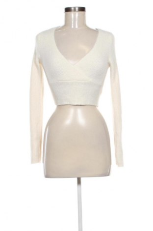 Pulover de femei H&M Divided, Mărime S, Culoare Ecru, Preț 66,99 Lei