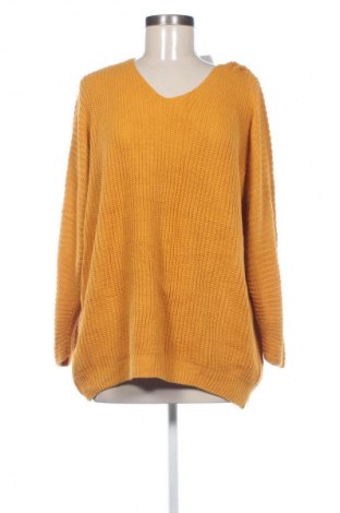 Дамски пуловер Happiness Istanbul, Размер M, Цвят Жълт, Цена 3,06 €