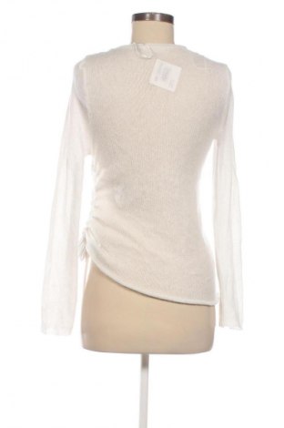 Damski sweter Pull&Bear, Rozmiar L, Kolor Biały, Cena 58,99 zł