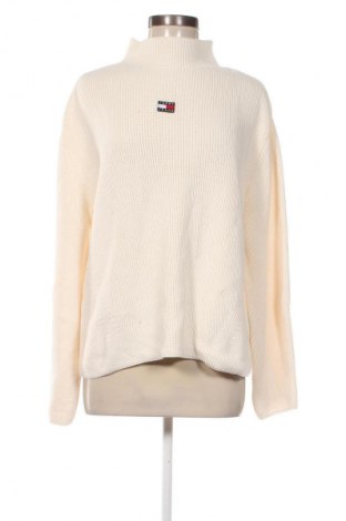 Дамски пуловер Tommy Jeans, Размер M, Цвят Екрю, Цена 61,35 €