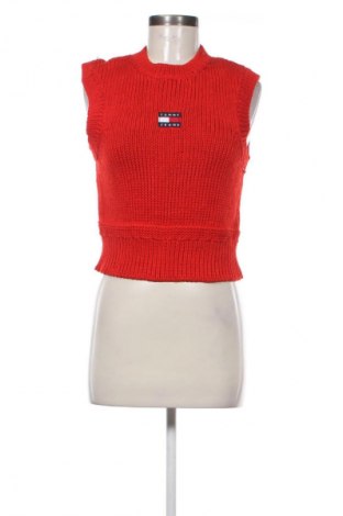 Дамски пуловер Tommy Jeans, Размер M, Цвят Червен, Цена 33,74 €