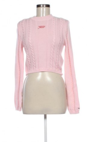 Női pulóver Tommy Jeans, Méret S, Szín Rózsaszín, Ár 33 179 Ft