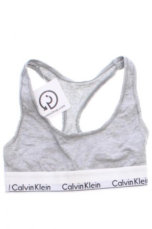 Dámský sportovní top  Calvin Klein Jeans, Velikost XXS, Barva Šedá, Cena  239,00 Kč