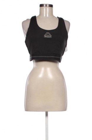 Γυναίκειο αθλητικό τοπ Kappa, Μέγεθος L, Χρώμα Μαύρο, Τιμή 7,67 €