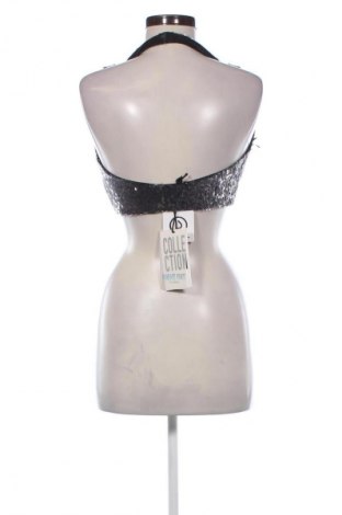 Top de femei Pull&Bear, Mărime M, Culoare Argintiu, Preț 73,99 Lei