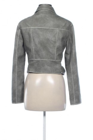 Dámská kožená bunda  Bershka, Velikost M, Barva Zelená, Cena  539,00 Kč