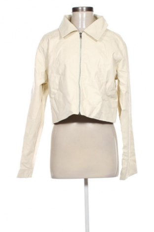 Geacă de piele pentru femei Charcoal, Mărime M, Culoare Ecru, Preț 84,99 Lei