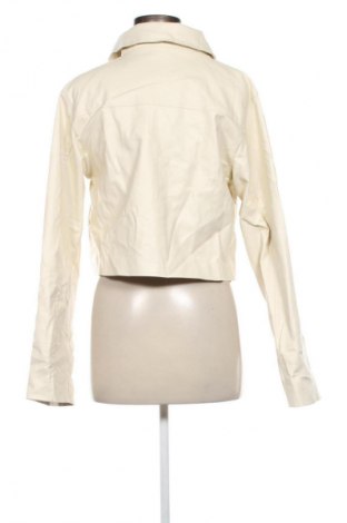 Geacă de piele pentru femei Charcoal, Mărime M, Culoare Ecru, Preț 84,99 Lei