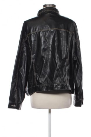 Damen Lederjacke H&M Divided, Größe XL, Farbe Schwarz, Preis € 4,99