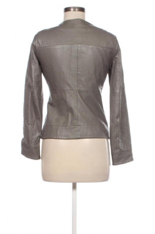 Дамско кожено яке Mango, Размер S, Цвят Сив, Цена 24,07 €