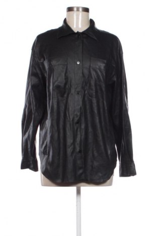 Női bőrdzseki Pull&Bear, Méret S, Szín Fekete, Ár 2 369 Ft