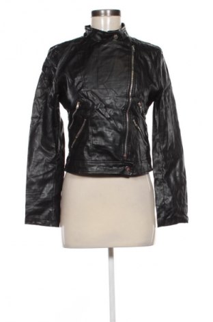 Női bőrdzseki SHEIN, Méret M, Szín Fekete, Ár 2 049 Ft
