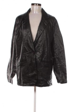 Дамско кожено яке Unbranded, Размер XL, Цвят Черен, Цена 16,36 €