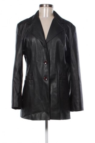 Γυναικείο δερμάτινο μπουφάν Unbranded, Μέγεθος L, Χρώμα Μαύρο, Τιμή 21,99 €