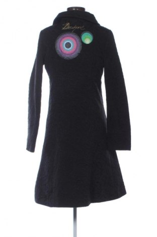 Дамско палто Desigual, Размер M, Цвят Черен, Цена 55,21 €