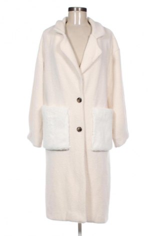 Palton de femei Unbranded, Mărime L, Culoare Ecru, Preț 211,99 Lei