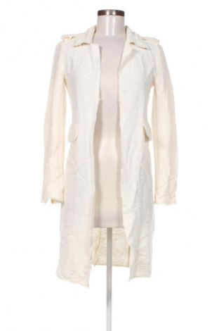 Palton de femei Zara, Mărime XS, Culoare Ecru, Preț 85,99 Lei