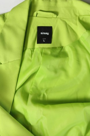 Sacou de femei Sinsay, Mărime L, Culoare Verde, Preț 130,99 Lei