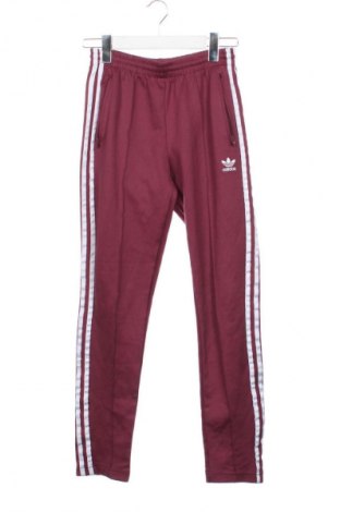 Pantaloni trening de femei Adidas Originals, Mărime XS, Culoare Roșu, Preț 89,99 Lei