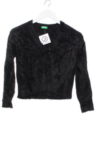 Pulover cu nasturi pentru copii United Colors Of Benetton, Mărime 10-11y/ 146-152 cm, Culoare Negru, Preț 44,99 Lei