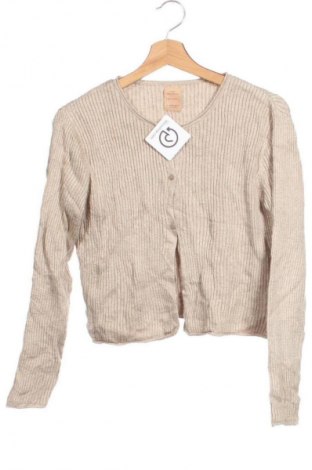 Kinder Strickjacke Zara, Größe 12-13y/ 158-164 cm, Farbe Golden, Preis 8,99 €