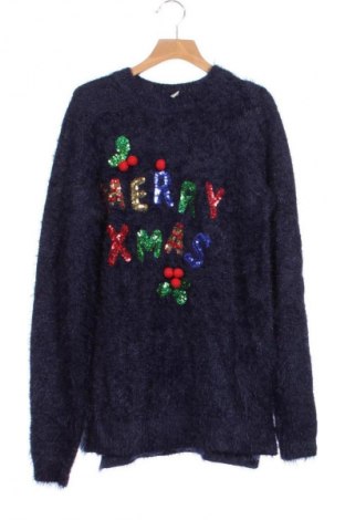 Kinderpullover Unbranded, Größe 12-13y/ 158-164 cm, Farbe Blau, Preis 7,99 €